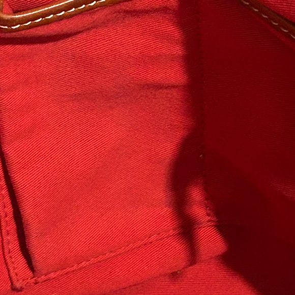 Dooney & Bourke Leaf Pattern Tote with Brown Accents - Picture 10 of 13